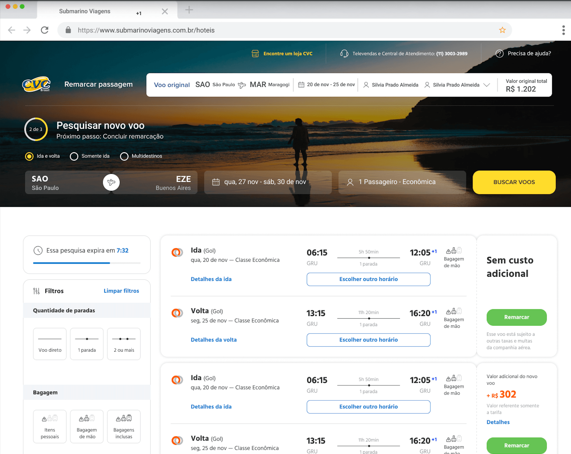 CVC / Submarino Viagens